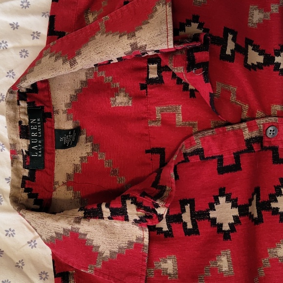 Vintage Ralph Lauren button down top - Picture 3 of 3